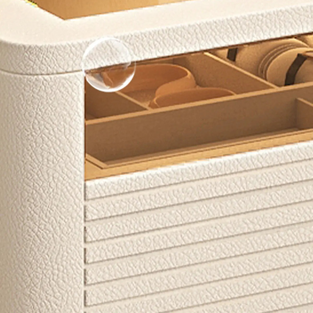 Contemporary Wood White Large Makeup Vanity