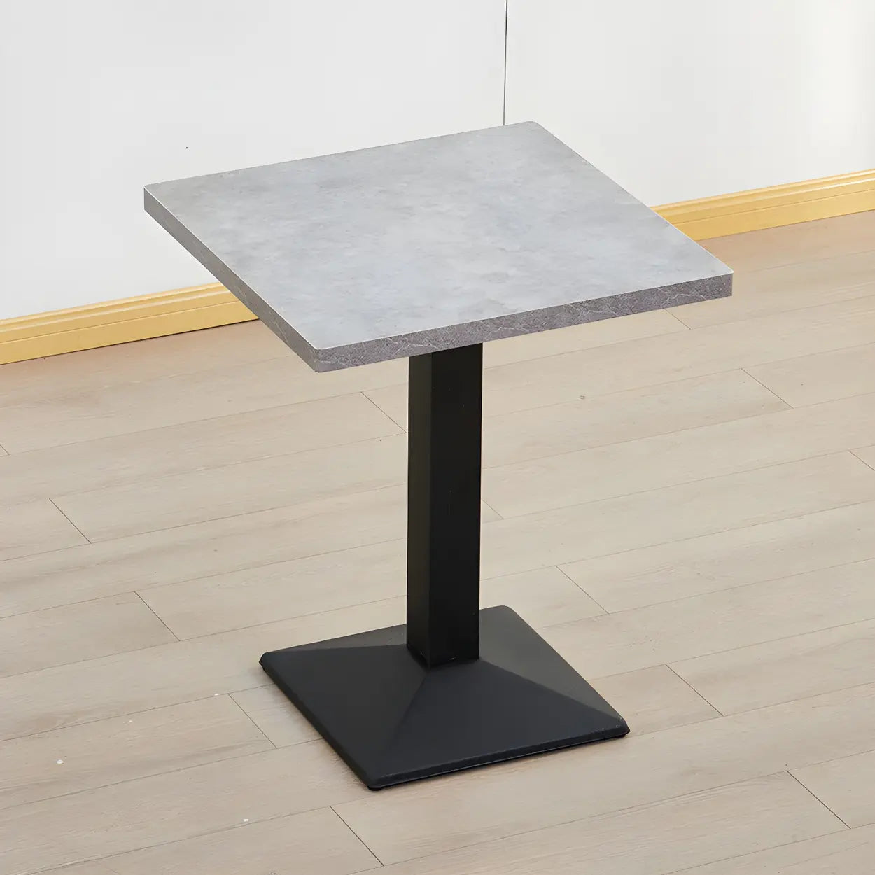 Black Wood Rectangular Dining Table