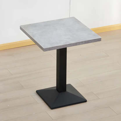 Black Wood Rectangular Dining Table