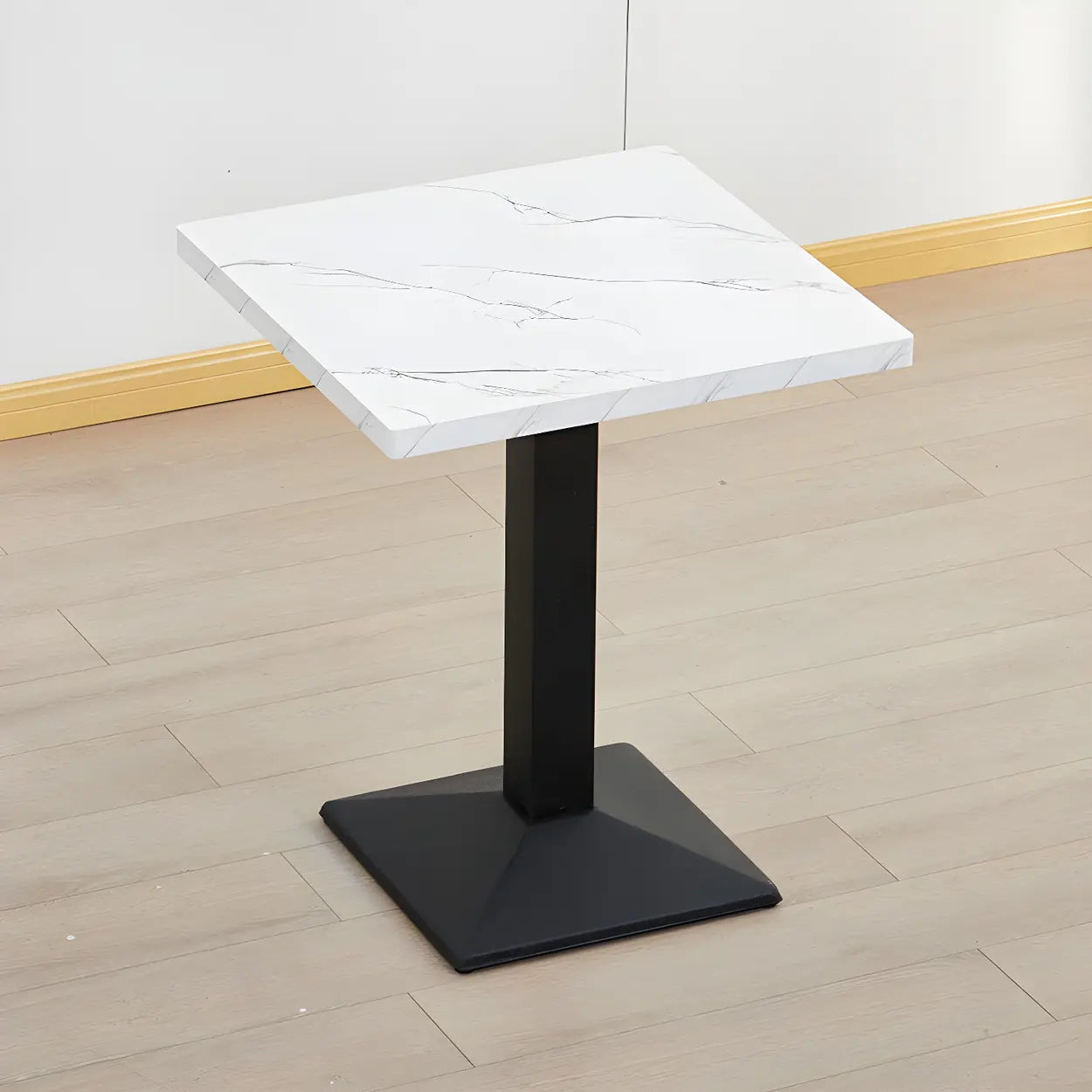 Black Wood Rectangular Dining Table