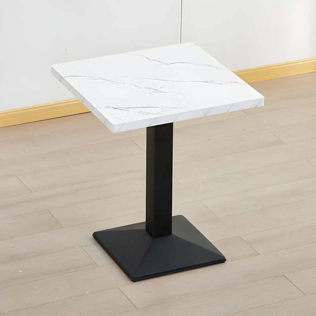 Black Wood Rectangular Dining Table