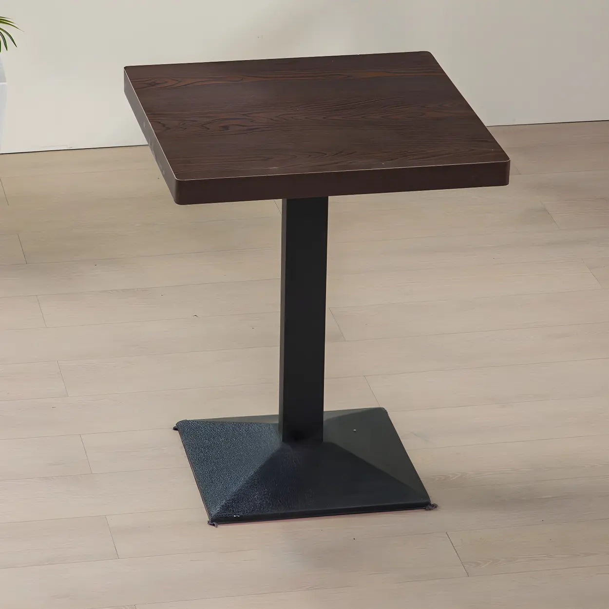 Black Wood Rectangular Dining Table