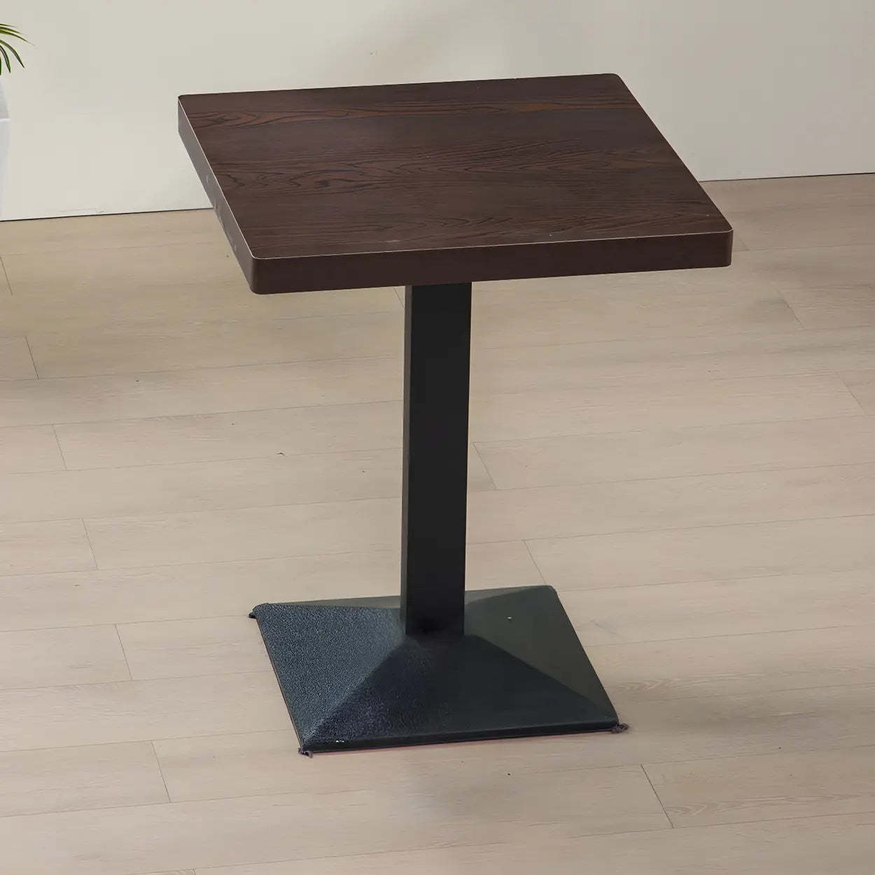 Black Wood Rectangular Dining Table