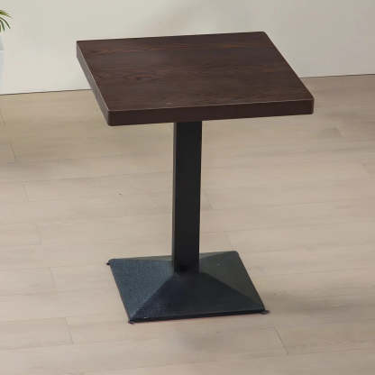 Black Wood Rectangular Dining Table