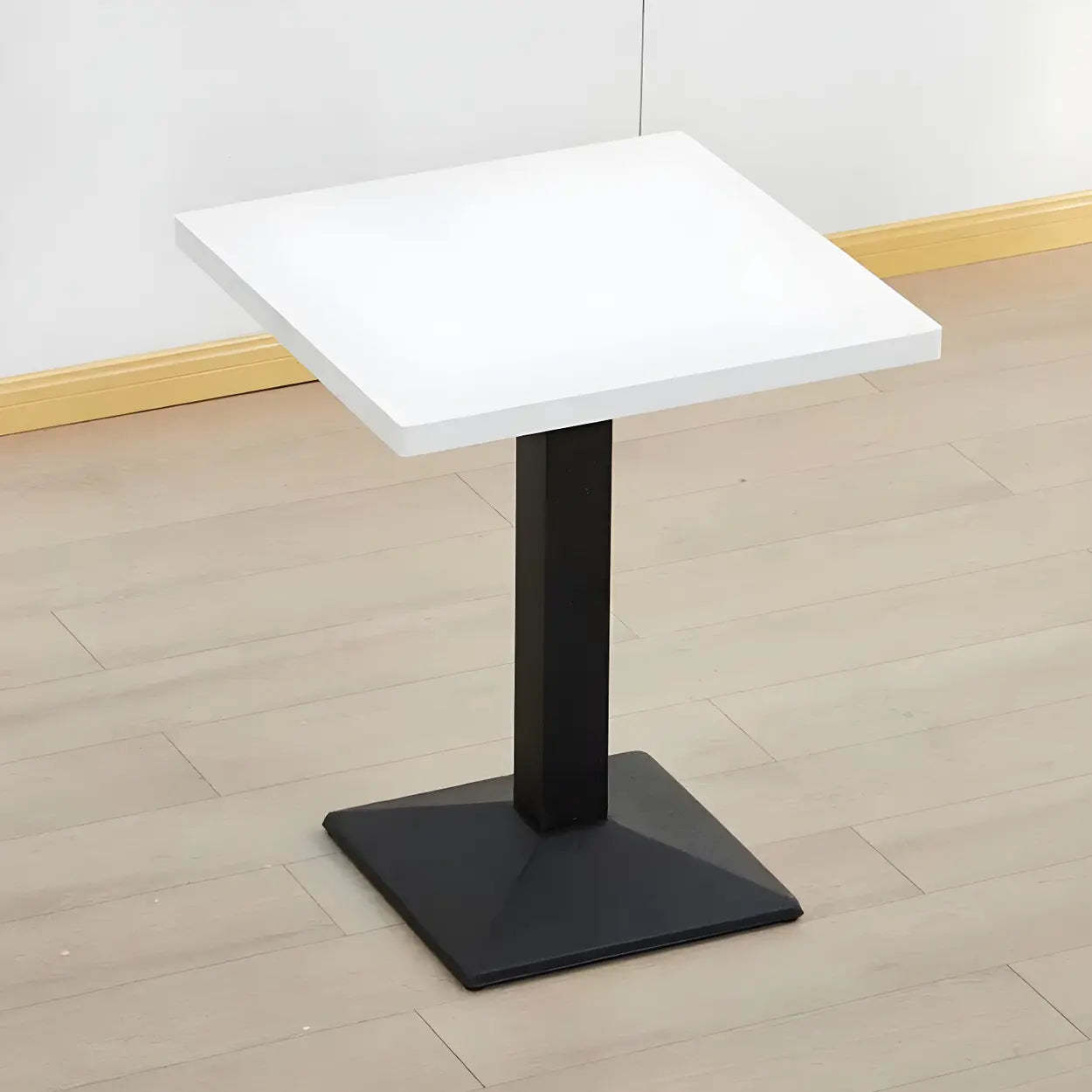 Black Wood Rectangular Dining Table
