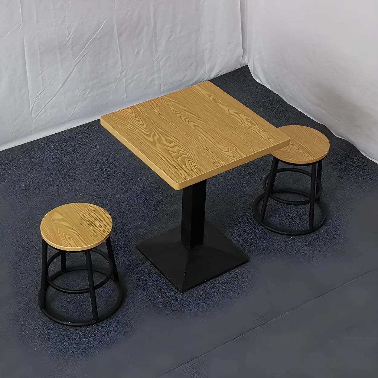 Modern rectangular wood dining tables — Natural / 23.6"L x 23.6"W x 29.5"H