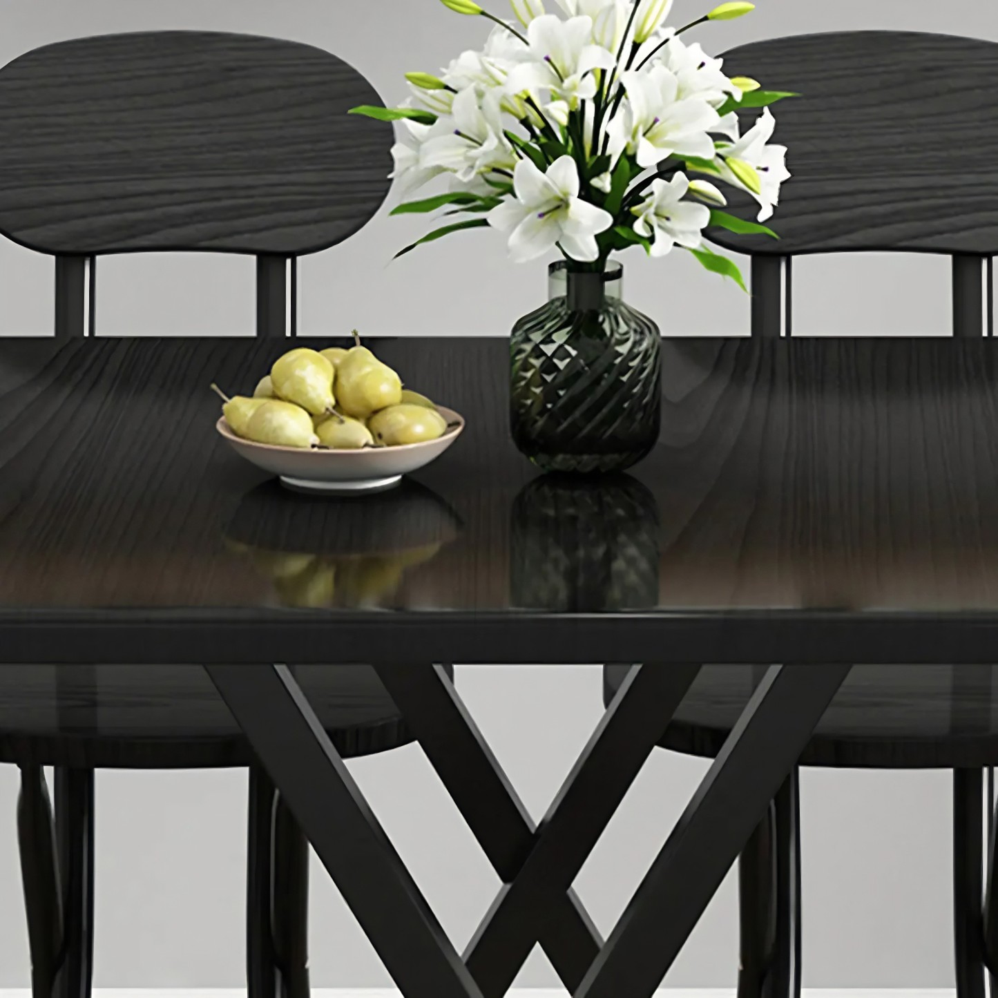 Contemporary Rectangular Folding Dining Table