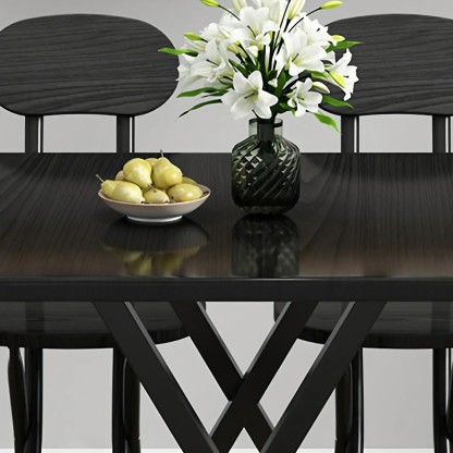 Contemporary Rectangular Folding Dining Table