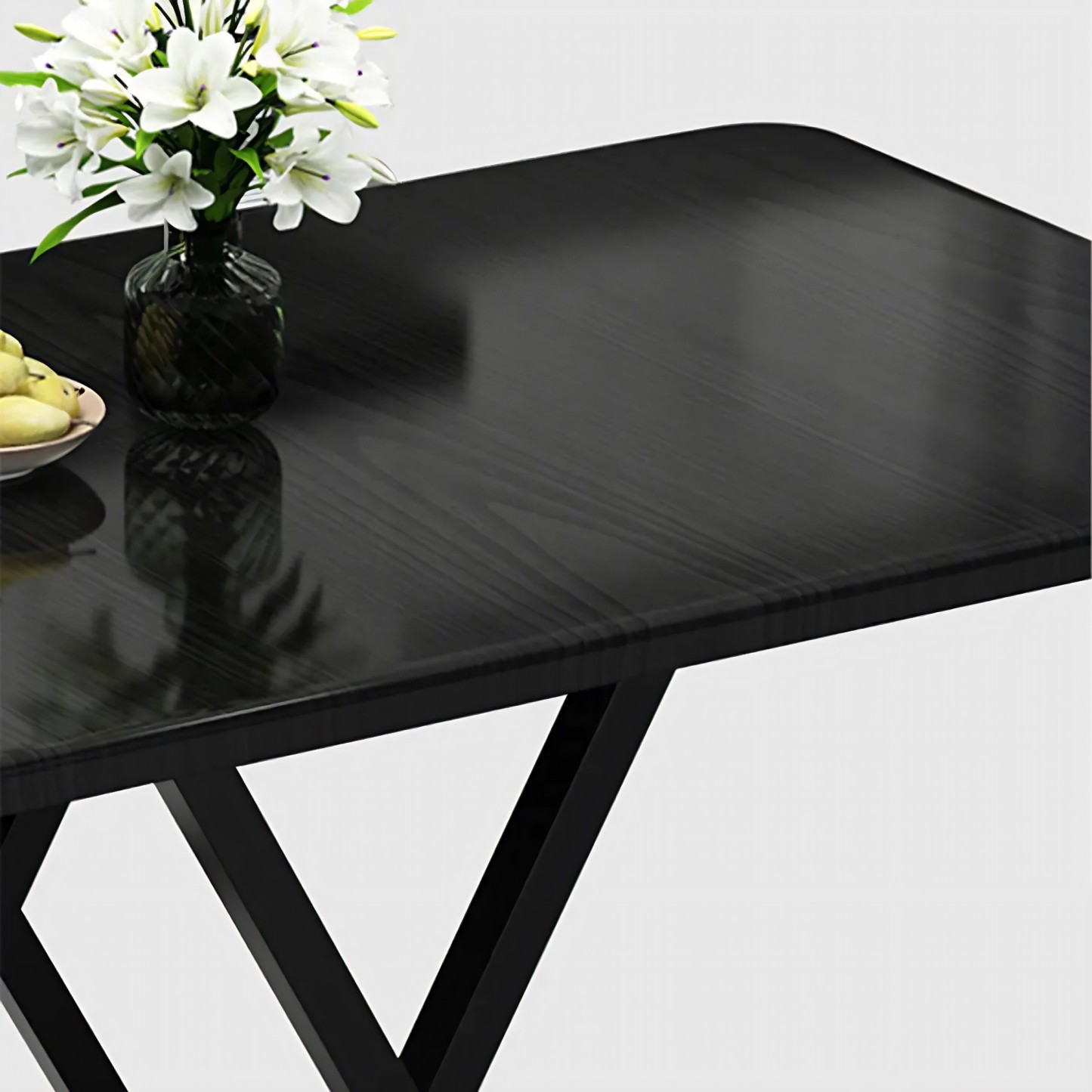 Contemporary Rectangular Folding Dining Table