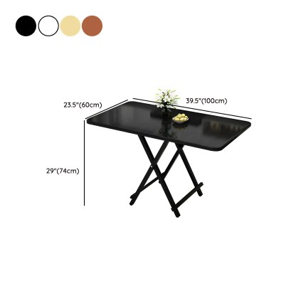 Contemporary Rectangular Folding Dining Table