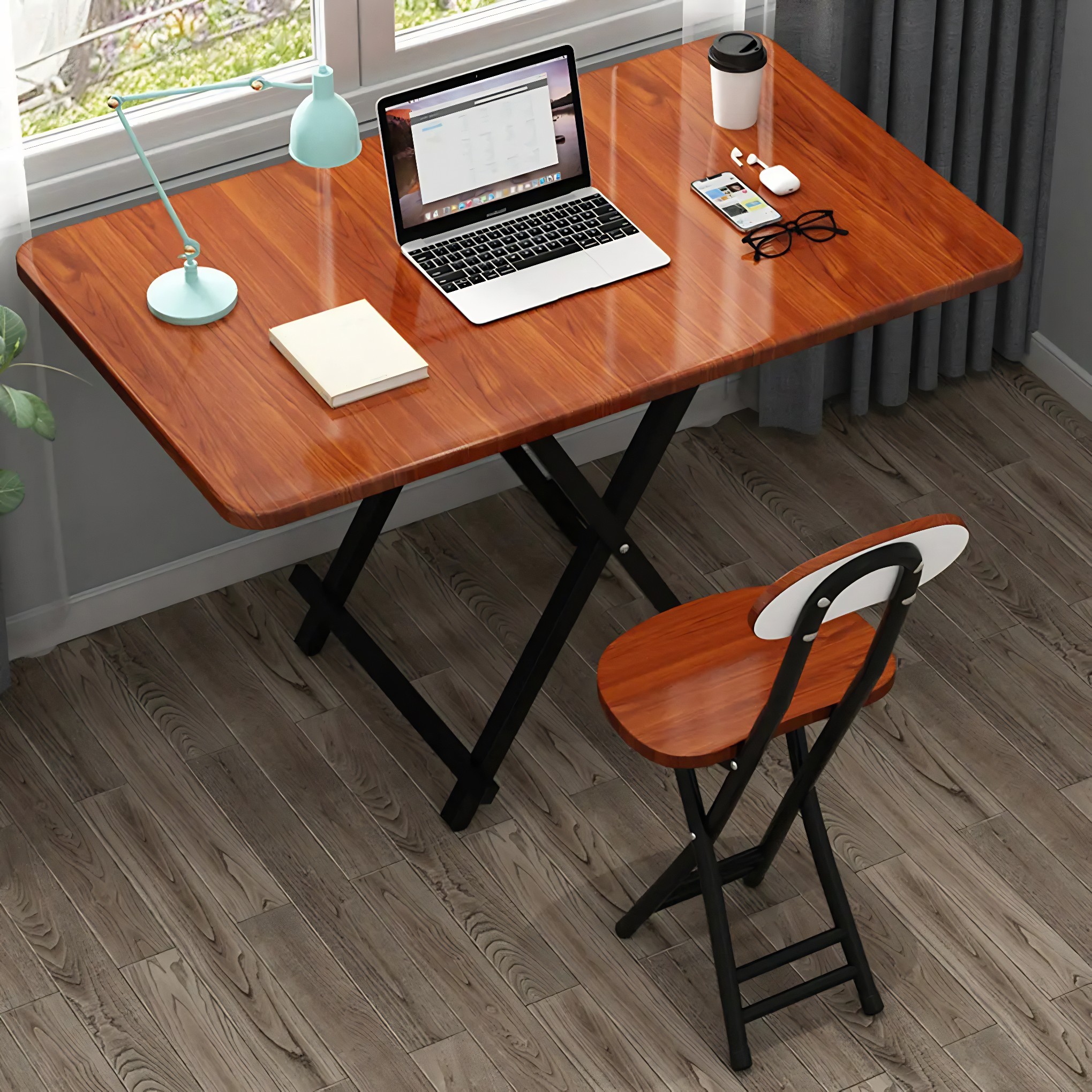 Contemporary Rectangular Folding Dining Table