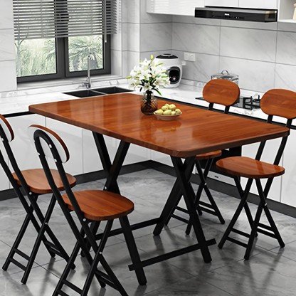 Contemporary Rectangular Folding Dining Table