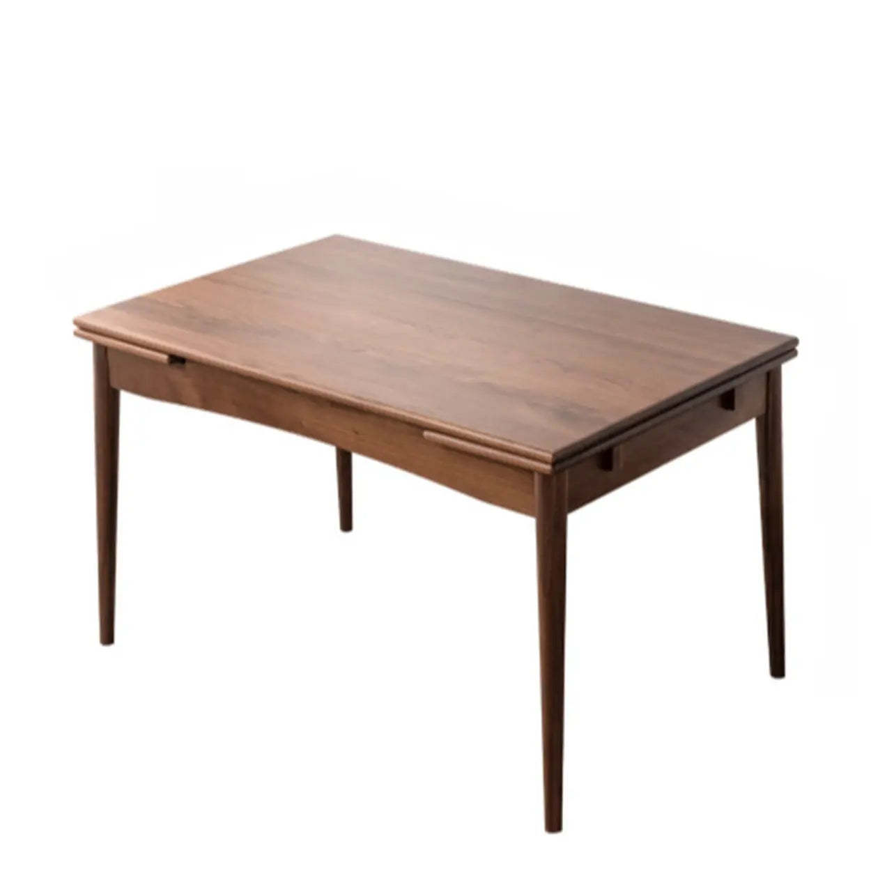 Contemporary Walnut Extendable Dining Table