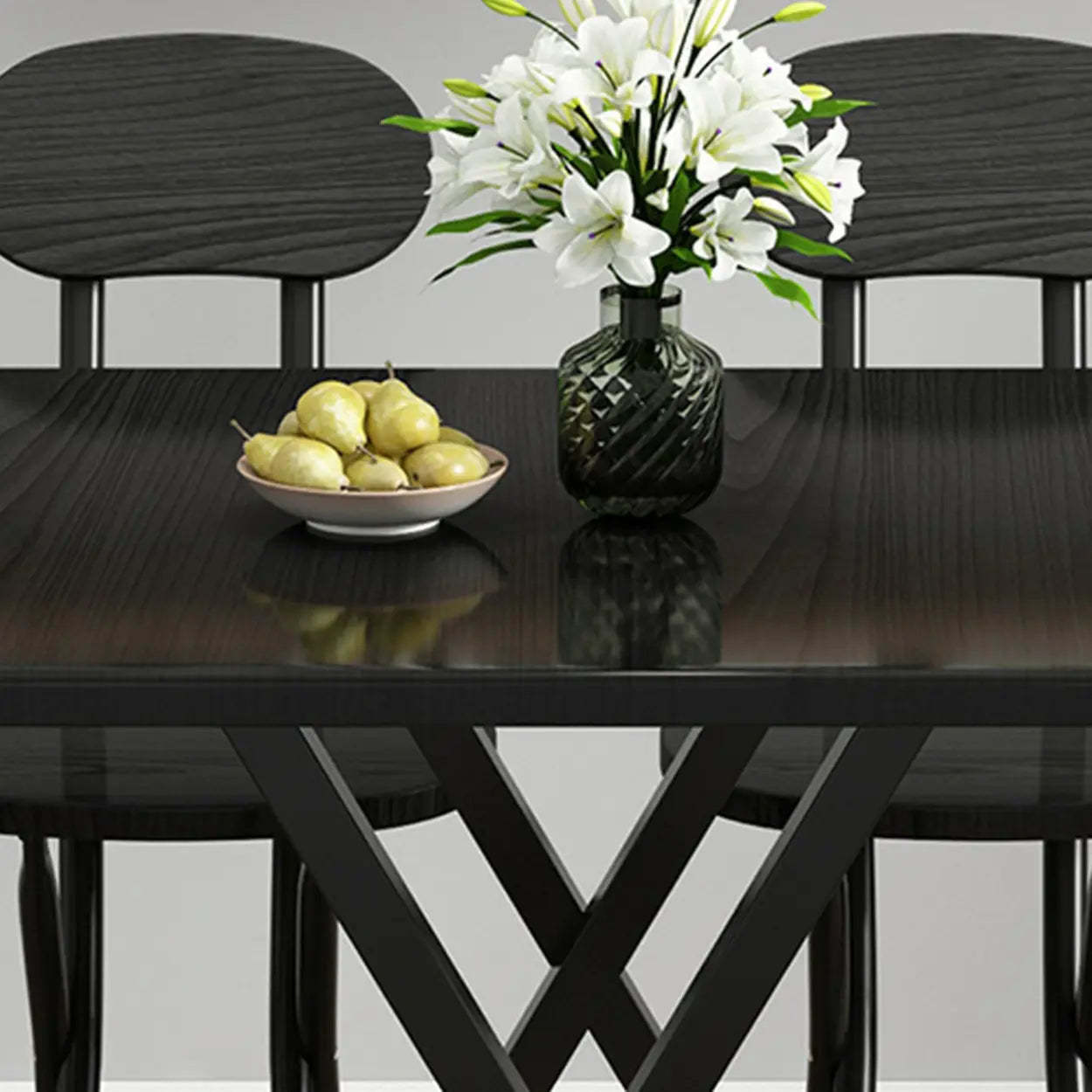 Contemporary Rectangular Folding Dining Table