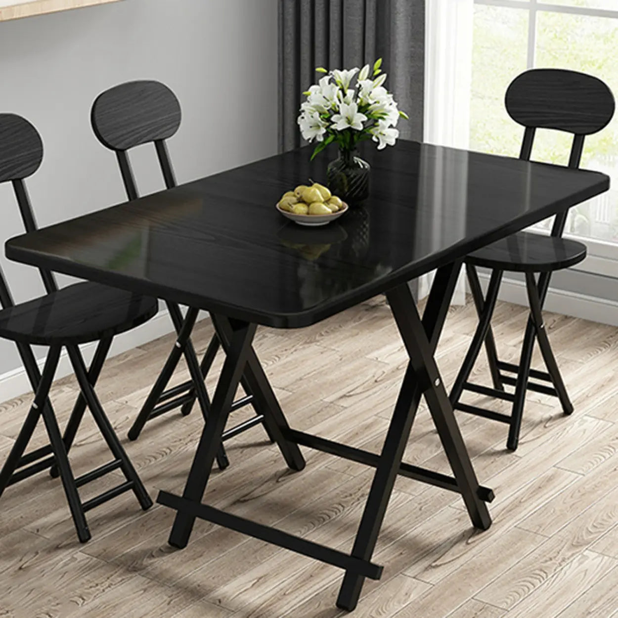 Contemporary Rectangular Folding Dining Table