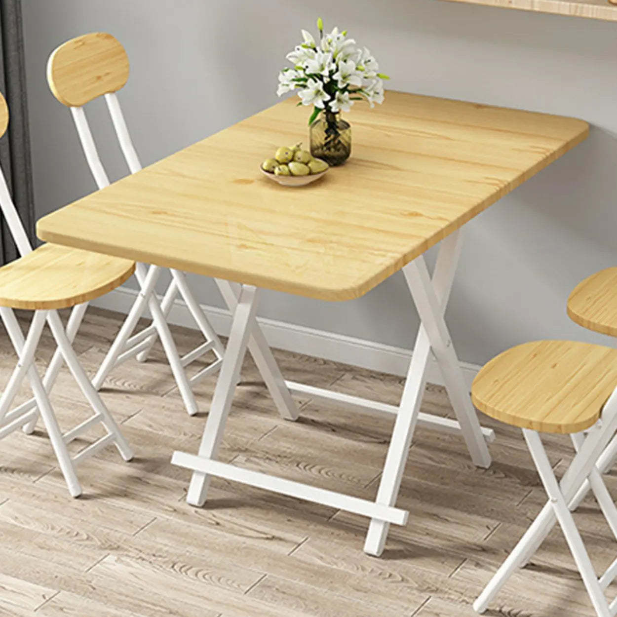 Contemporary Rectangular Folding Dining Table