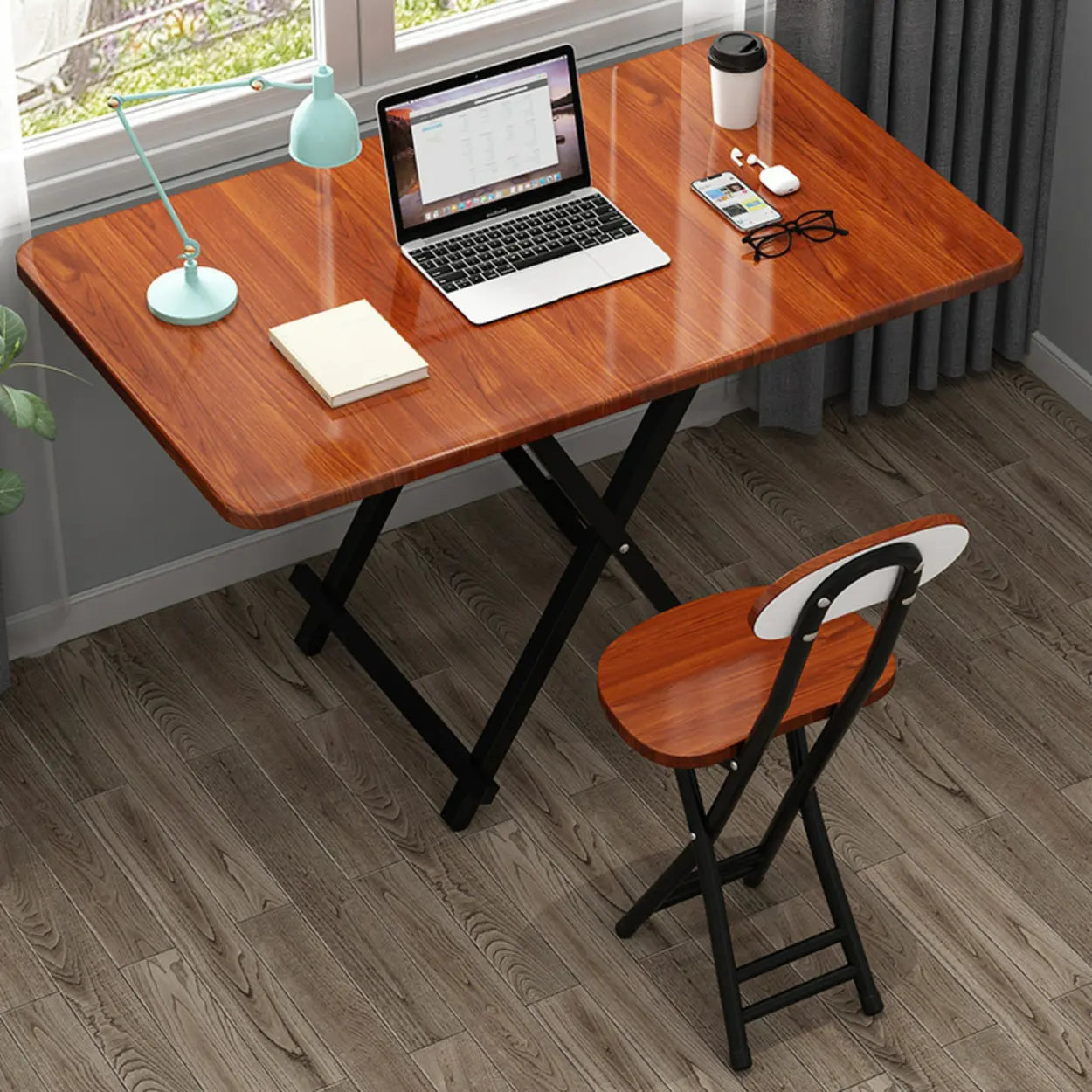 Contemporary Rectangular Folding Dining Table