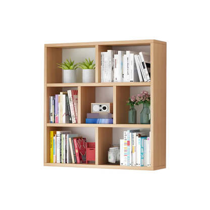 Wall-Mounted Rectangular Bookshelf