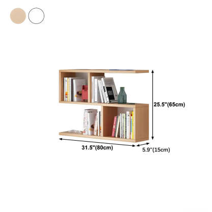 Wall-Mounted Rectangular Bookshelf
