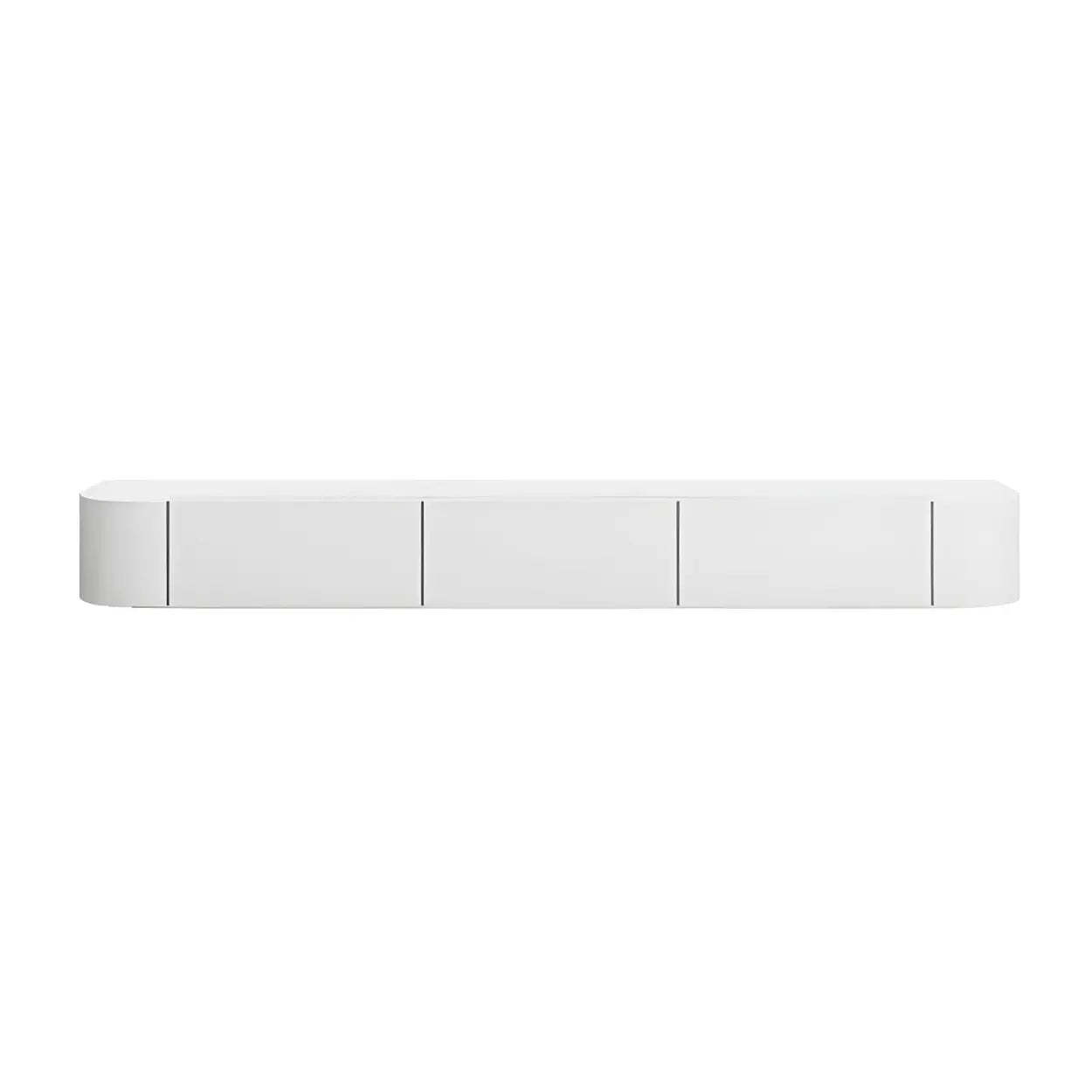 Wall-Mounted TV Stand with Cabinet