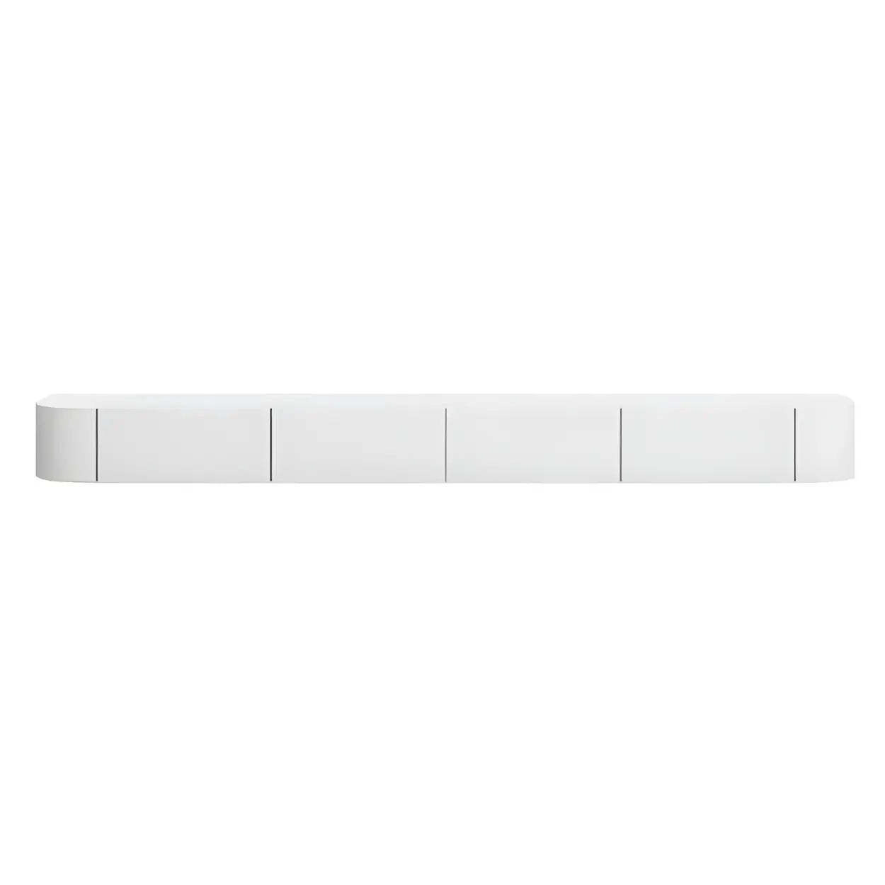 Wall-Mounted TV Stand with Cabinet