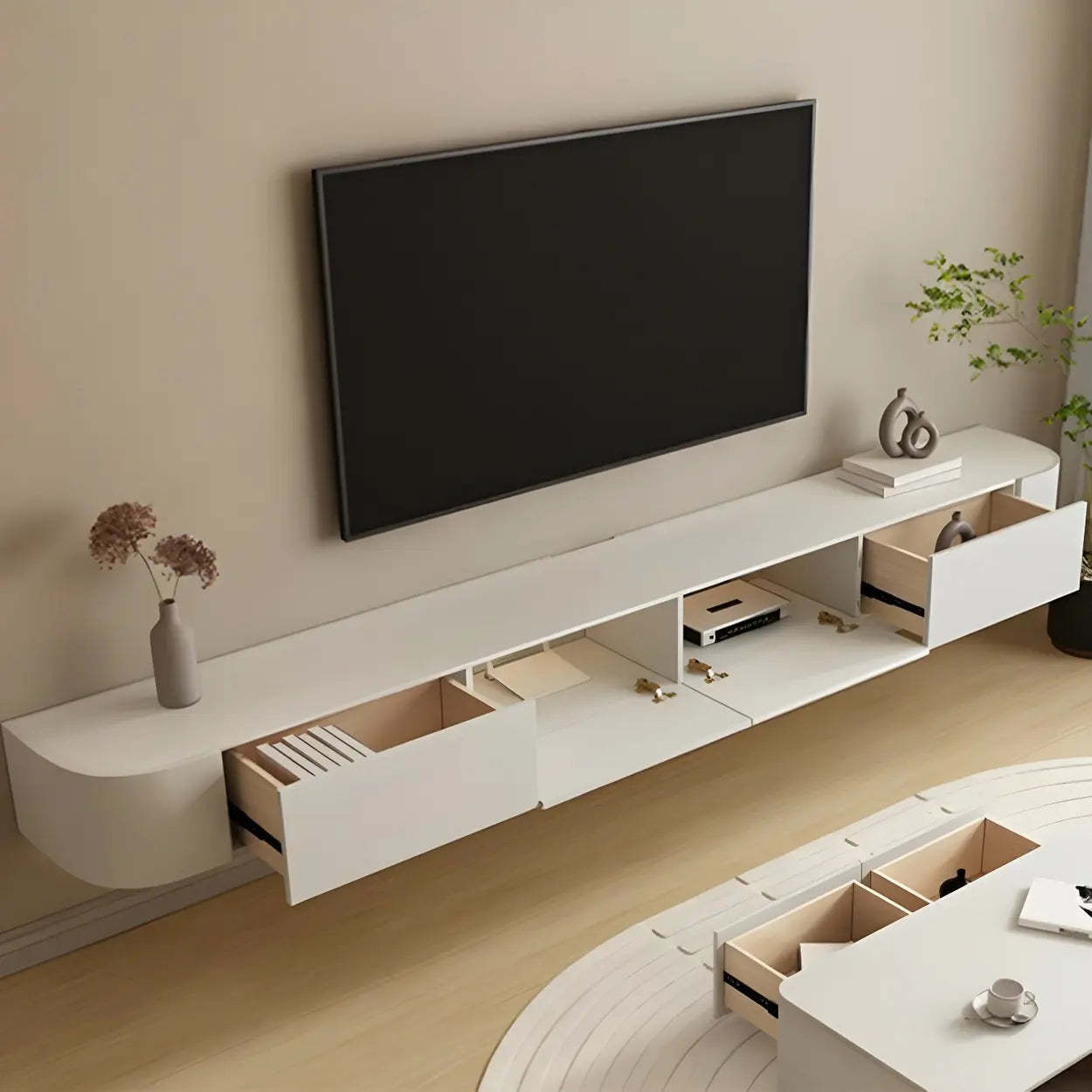 Modern storage stand tv stands in wood