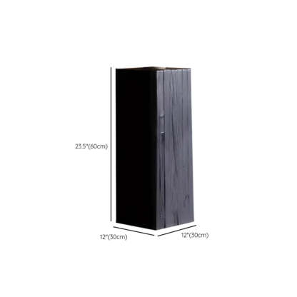Modern square block display cabinets in wood glass