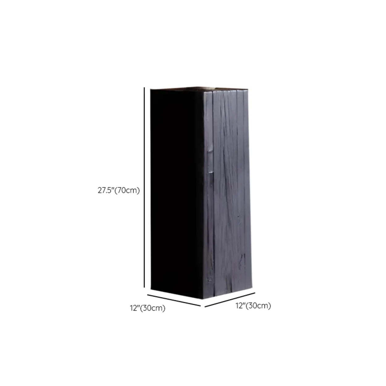 Lighom modern square block wood display cabinets in wood glass