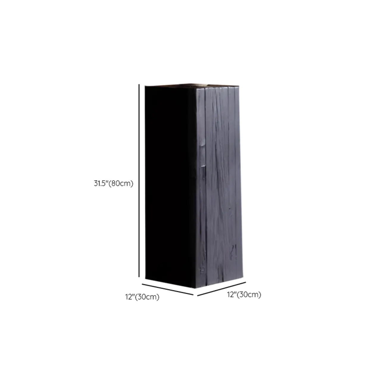 Modern block square wood glass display cabinets