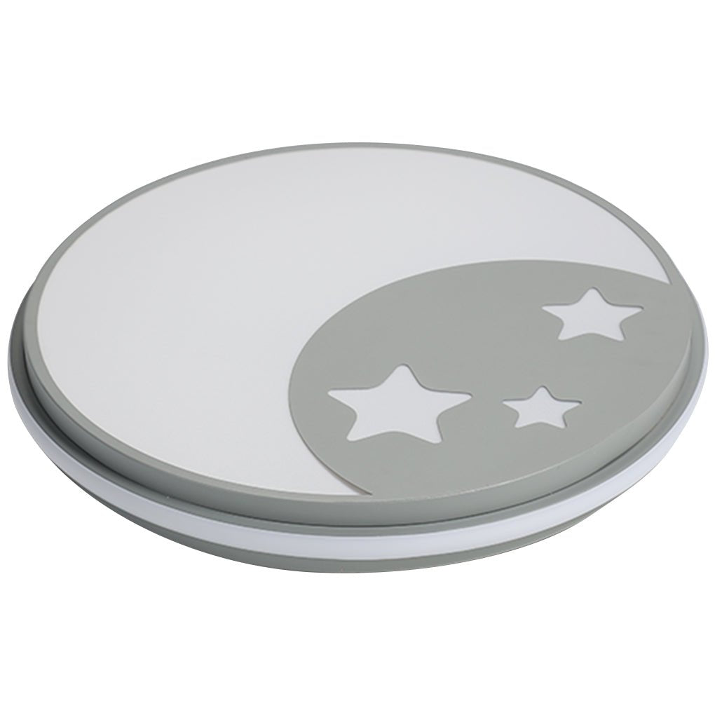 Creative Circular Cartoon Pattern LED Ceiling Lamp for Children's Room-Lighom