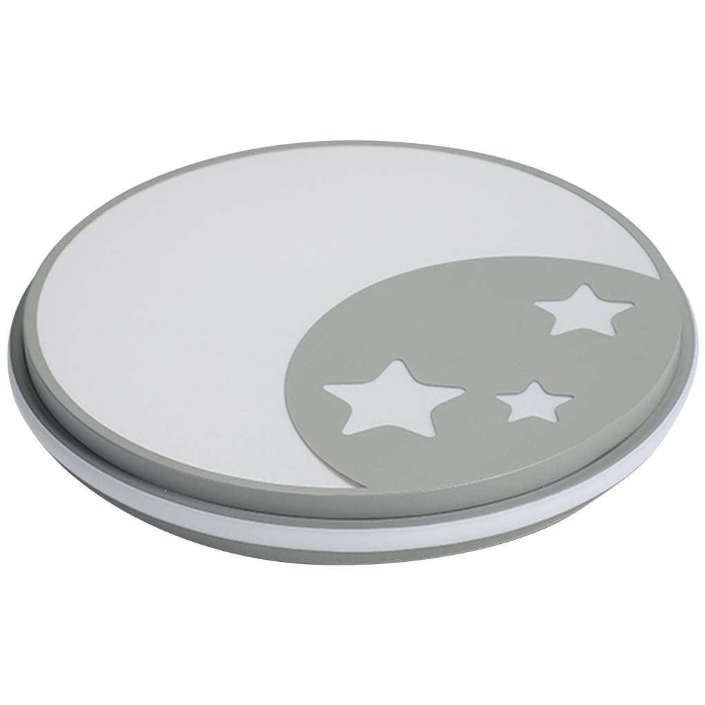 Creative Circular Cartoon Pattern LED Ceiling Lamp for Children's Room-Lighom