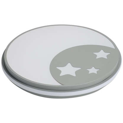 Creative Circular Cartoon Pattern LED Ceiling Lamp for Children's Room-Lighom