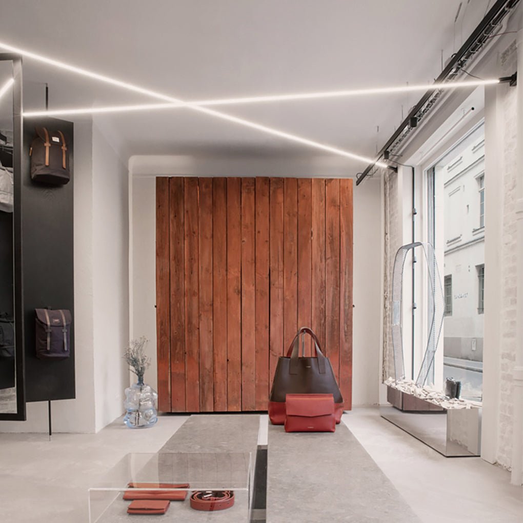 Creative Design Rotatable Anti-glare Adjustable Steel Strip LED Linear Light-Lighom