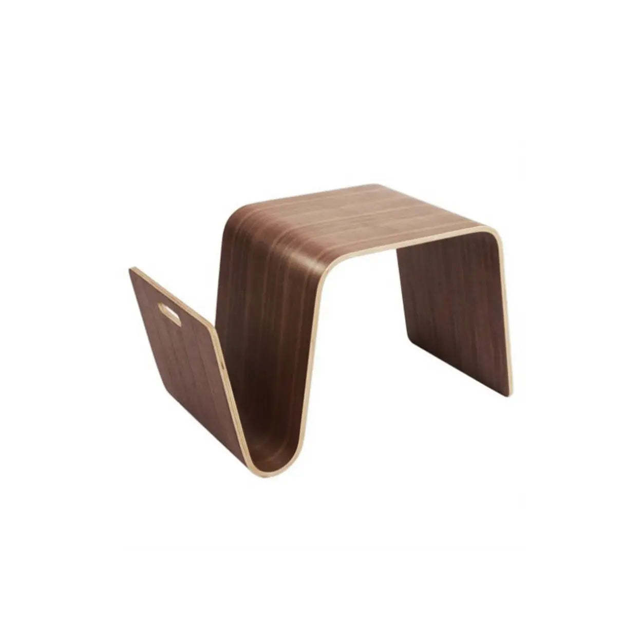 Freeform Natural Wood Chairside Table — Natural