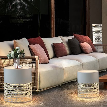 Creative Hollow Outdoor Post Lights Garden Lights Outside Lights Pole Lamp-Lighom