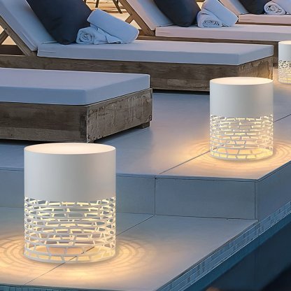 Creative Hollow Outdoor Post Lights Garden Lights Outside Lights Pole Lamp-Lighom