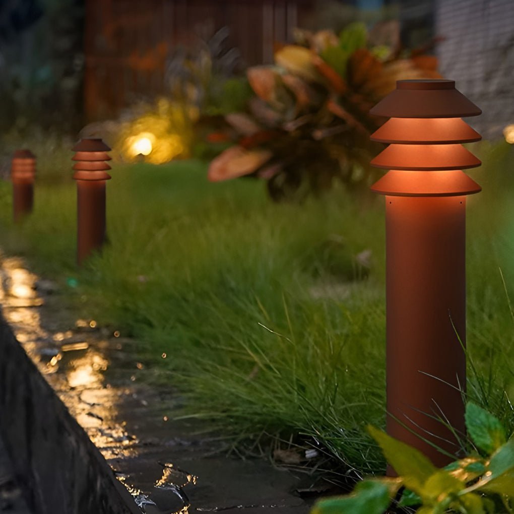Creative LED Outdoor Post Lights Garden Lights Outside Lights Landscape Lighting-Lighom