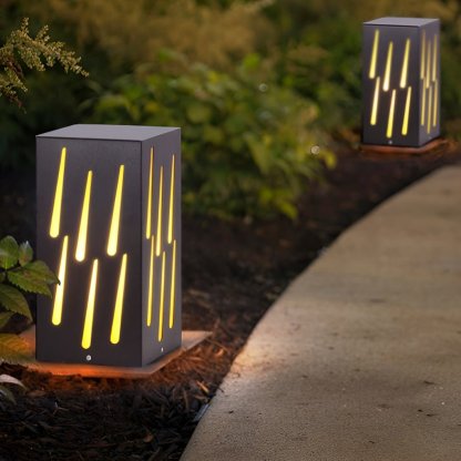 Creative LED Outdoor Post Lights Garden Lights Pillar Light Deck Post Lights Outside Lights-Lighom