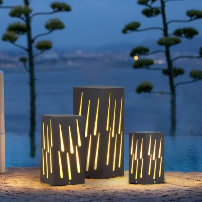 Creative LED Outdoor Post Lights Garden Lights Pillar Light Deck Post Lights Outside Lights-Lighom