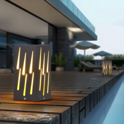 Creative LED Outdoor Post Lights Garden Lights Pillar Light Deck Post Lights Outside Lights-Lighom