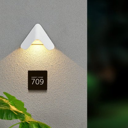 Creative Modern Wall Sconces LED Doorplate Lamp Waterproof Wall Lights Fixture Indoor Outdoor-Lighom