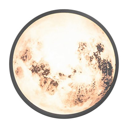 Creative Moon Outdoor Waterproof Garden Light LED Exterior Wall Light-Lighom