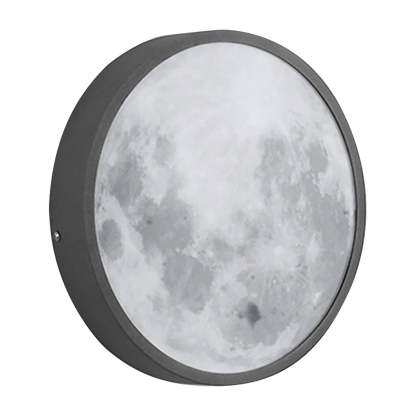 Creative Moon Outdoor Waterproof Garden Light LED Exterior Wall Light-Lighom
