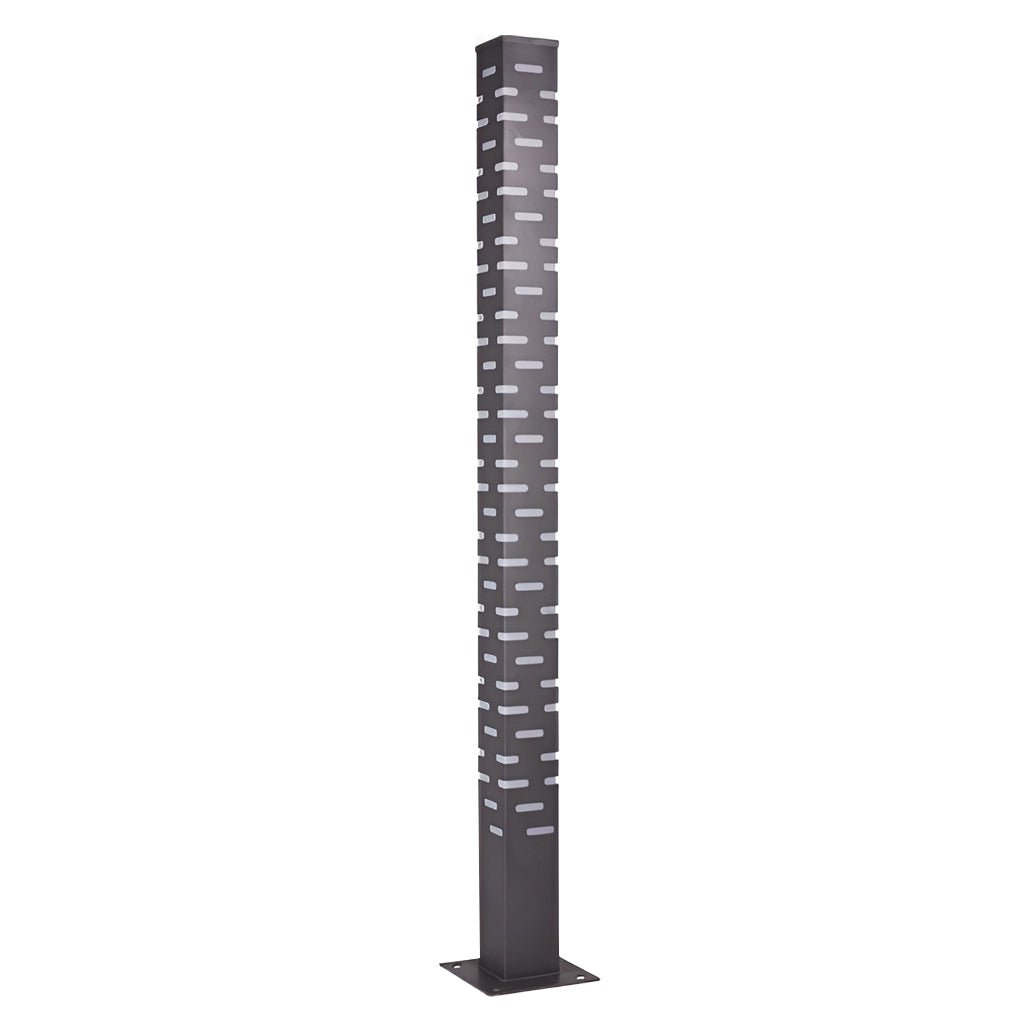 Modern Rectangular Outdoor Pillar Lights - Sleek and Durable-Lighom