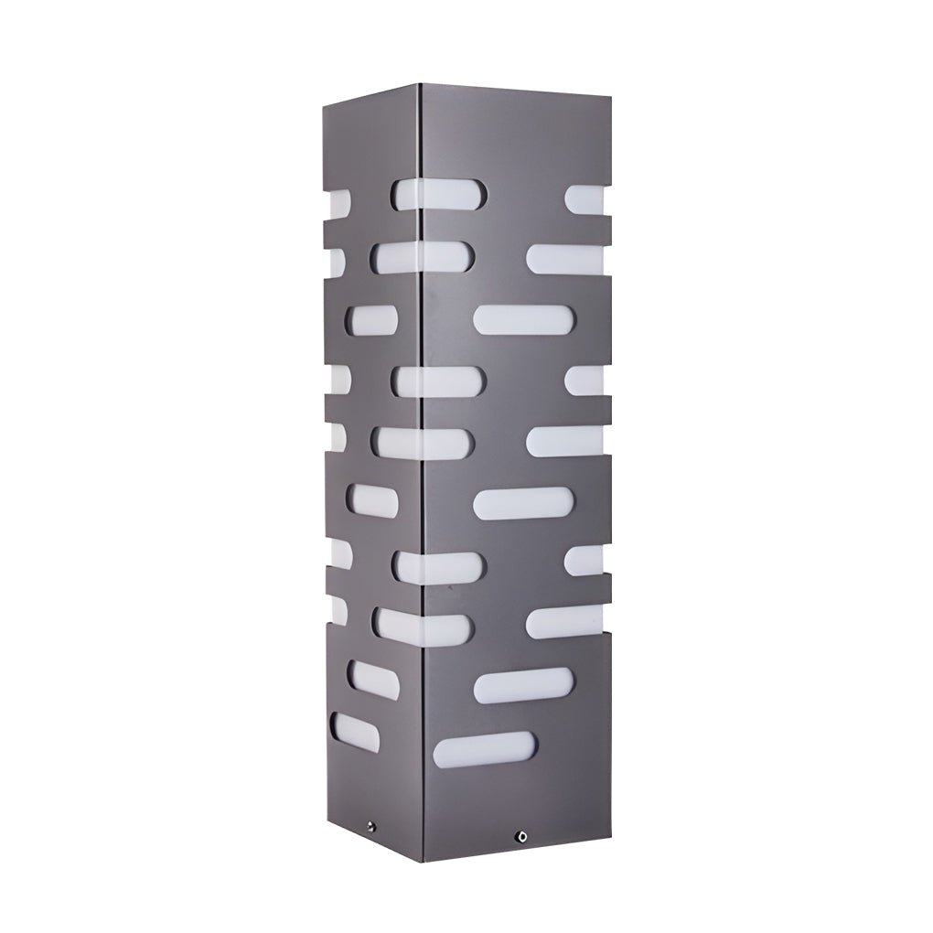 Modern Rectangular Outdoor Pillar Lights - Sleek and Durable-Lighom