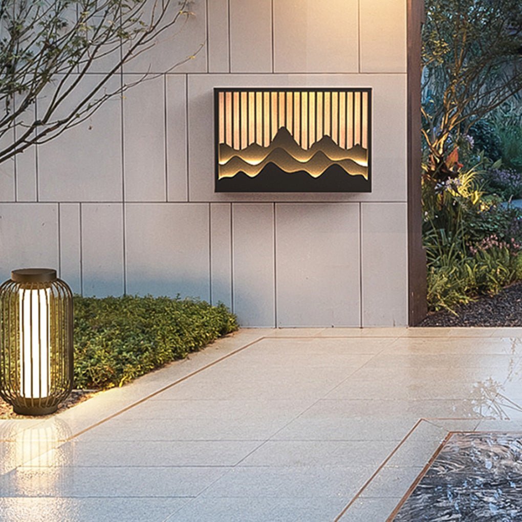 Creative Outdoor Waterproof LED Balcony Garden Light Landscape Wall Sconces-Lighom