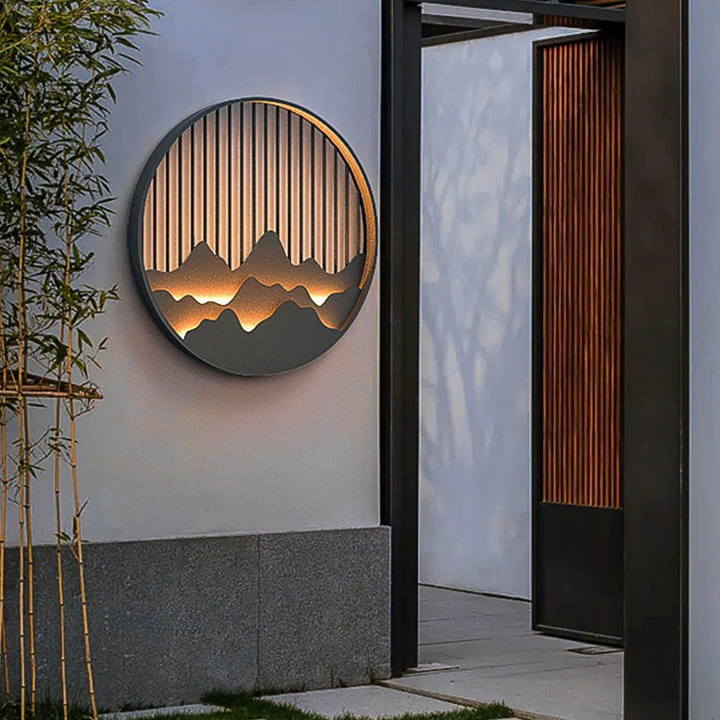 Creative Outdoor Waterproof LED Balcony Garden Light Landscape Wall Sconces-Lighom