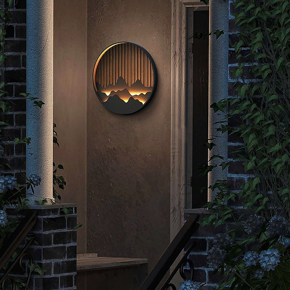 Creative Outdoor Waterproof LED Balcony Garden Light Landscape Wall Sconces-Lighom