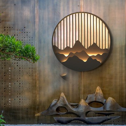 Creative Outdoor Waterproof LED Balcony Garden Light Landscape Wall Sconces-Lighom