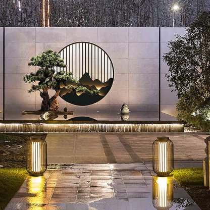 Creative Outdoor Waterproof LED Balcony Garden Light Landscape Wall Sconces-Lighom